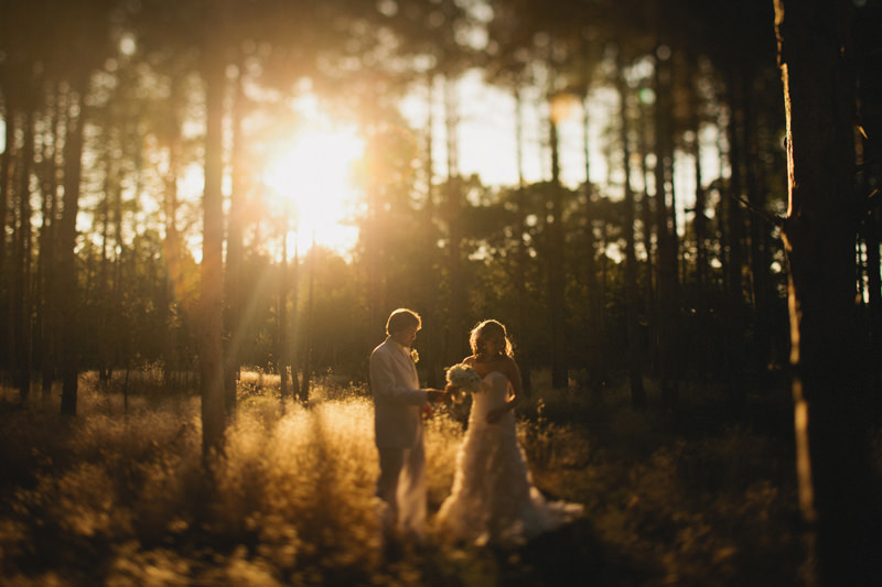 backlit wedding pictures