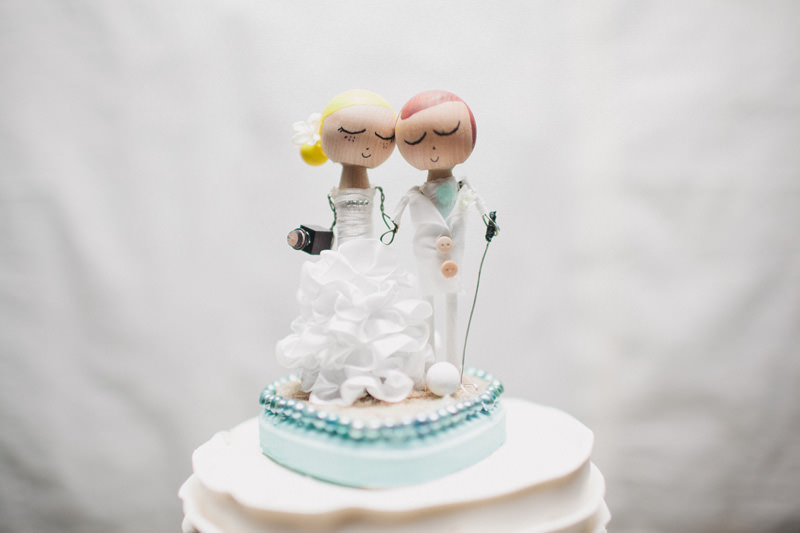 handmade cake topper wedding