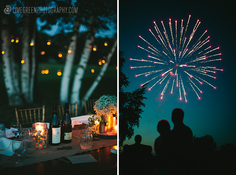 fireworks at weddings