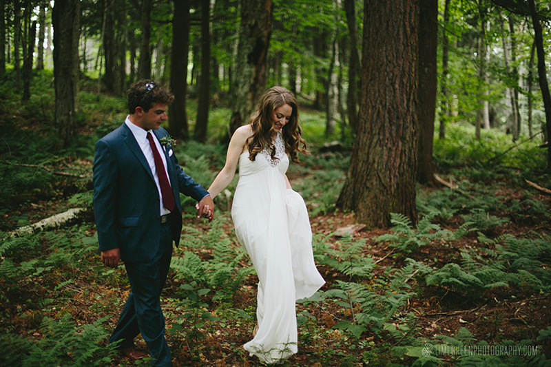 asheville wedding in the woods