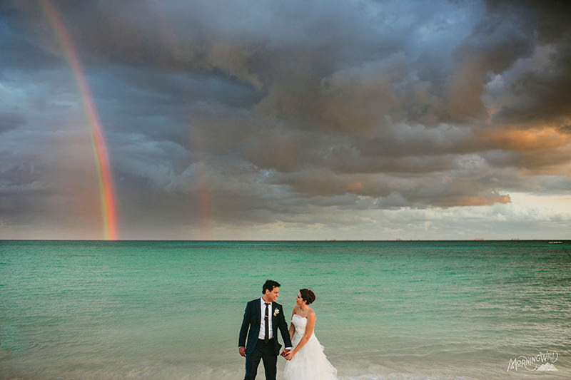rainbow wedding