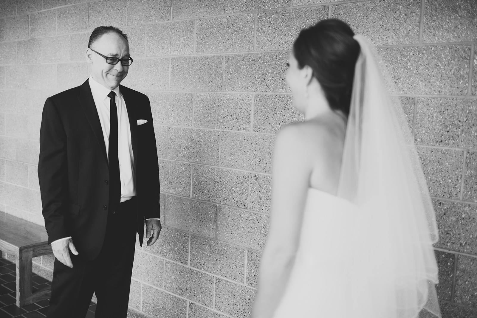 father daughter first look