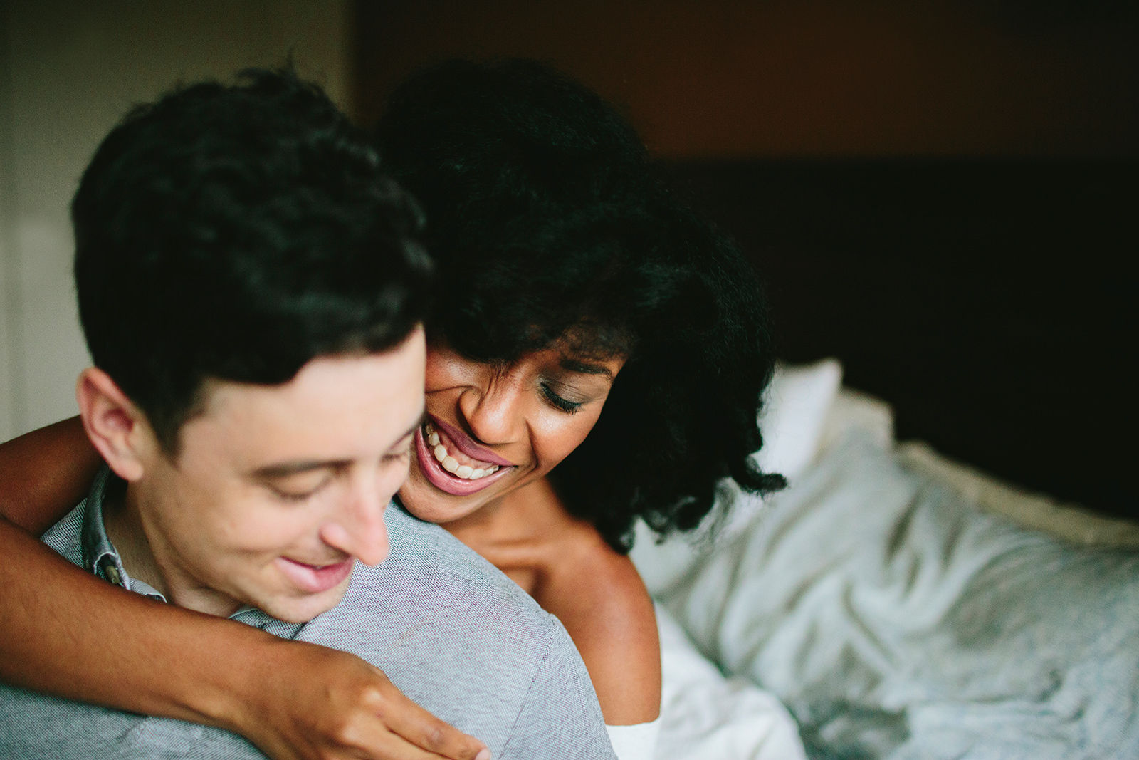 engagement photos in your home