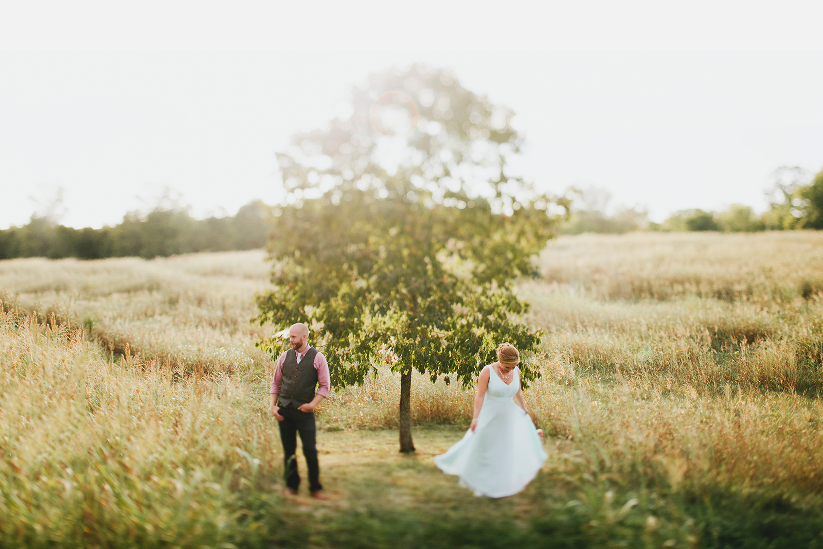 wedding in a field charlotte