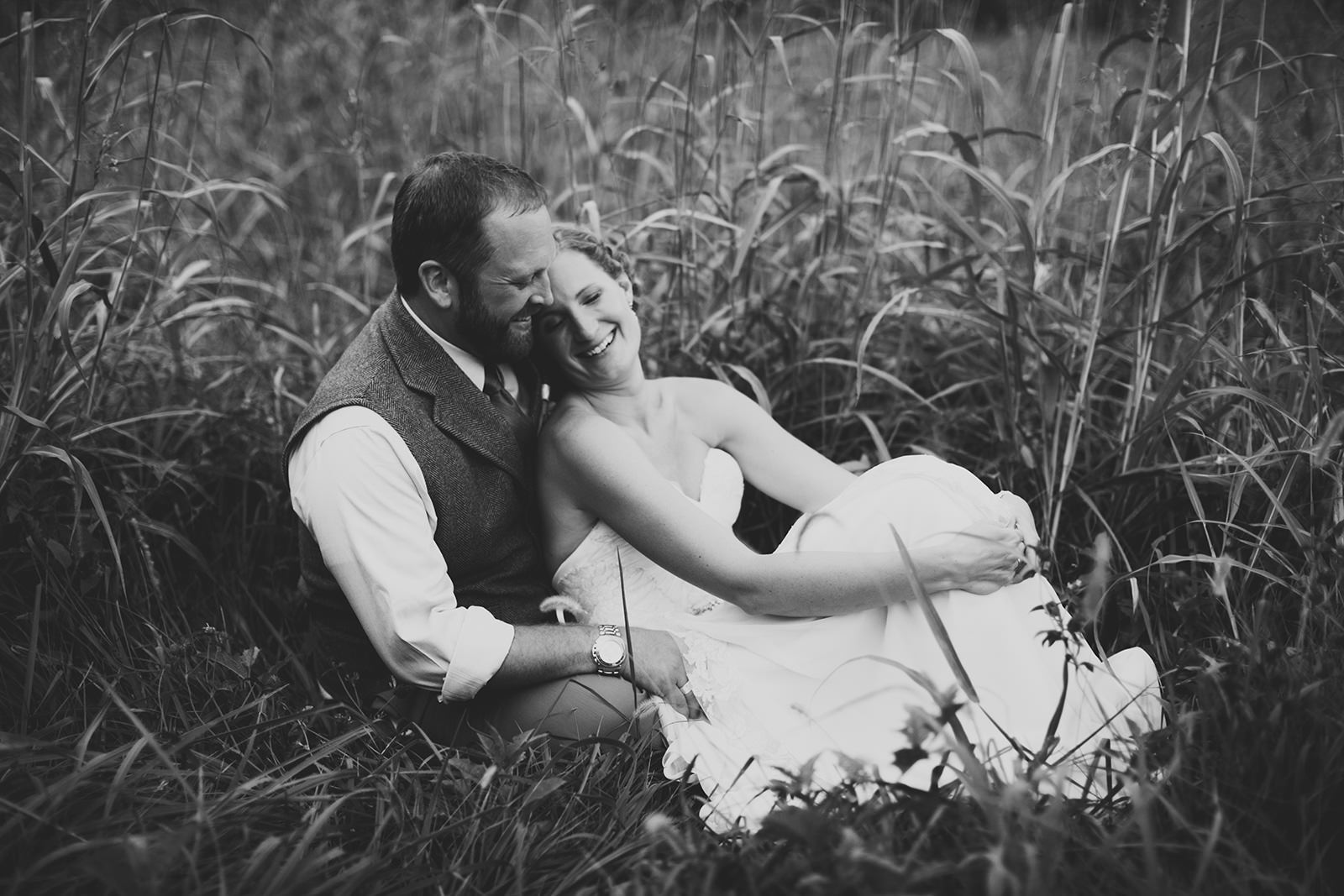 asheville weddings in a field