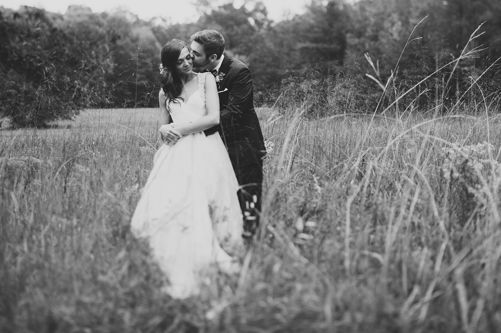 durham wedding in a field