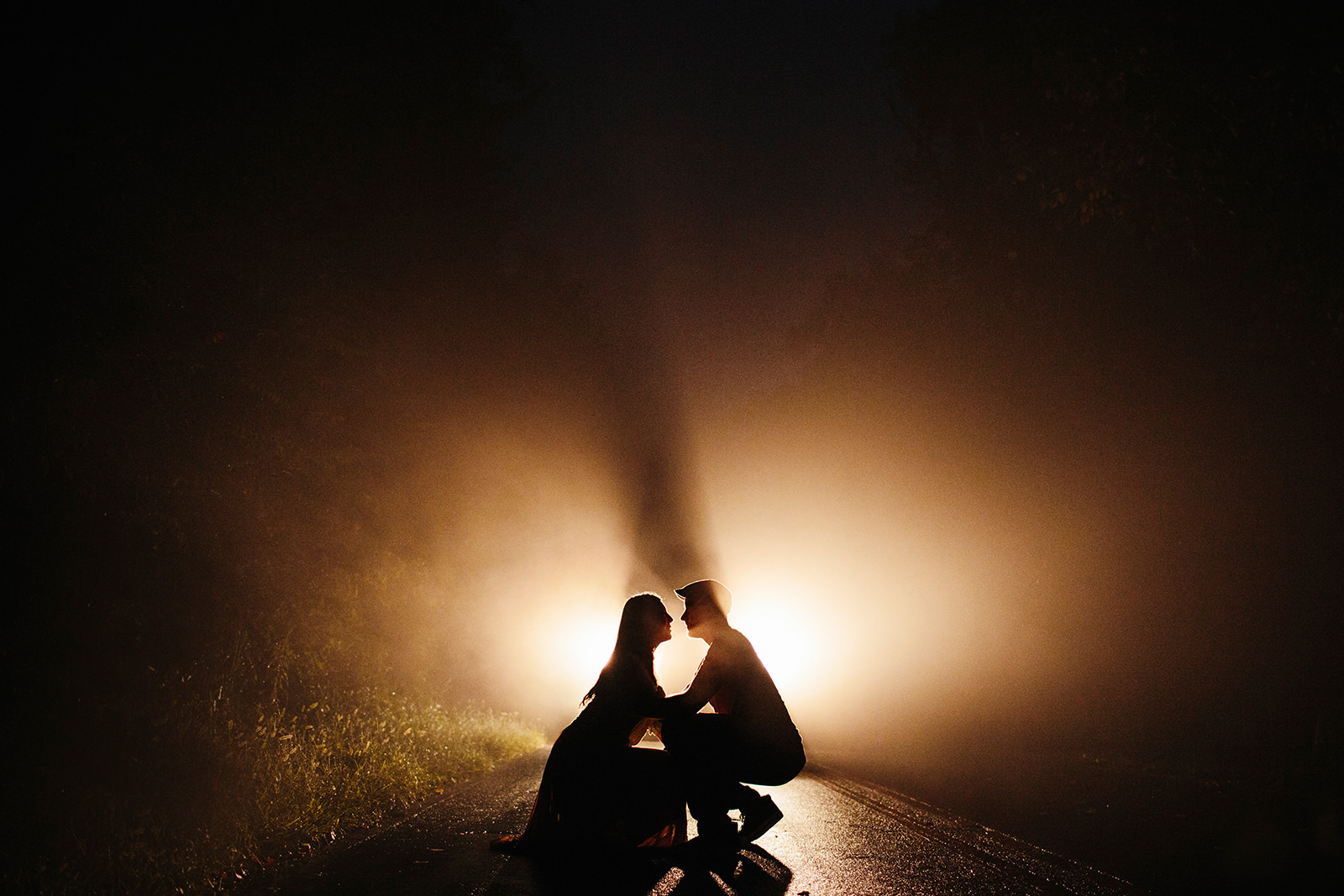 foggy wedding day photos asheville