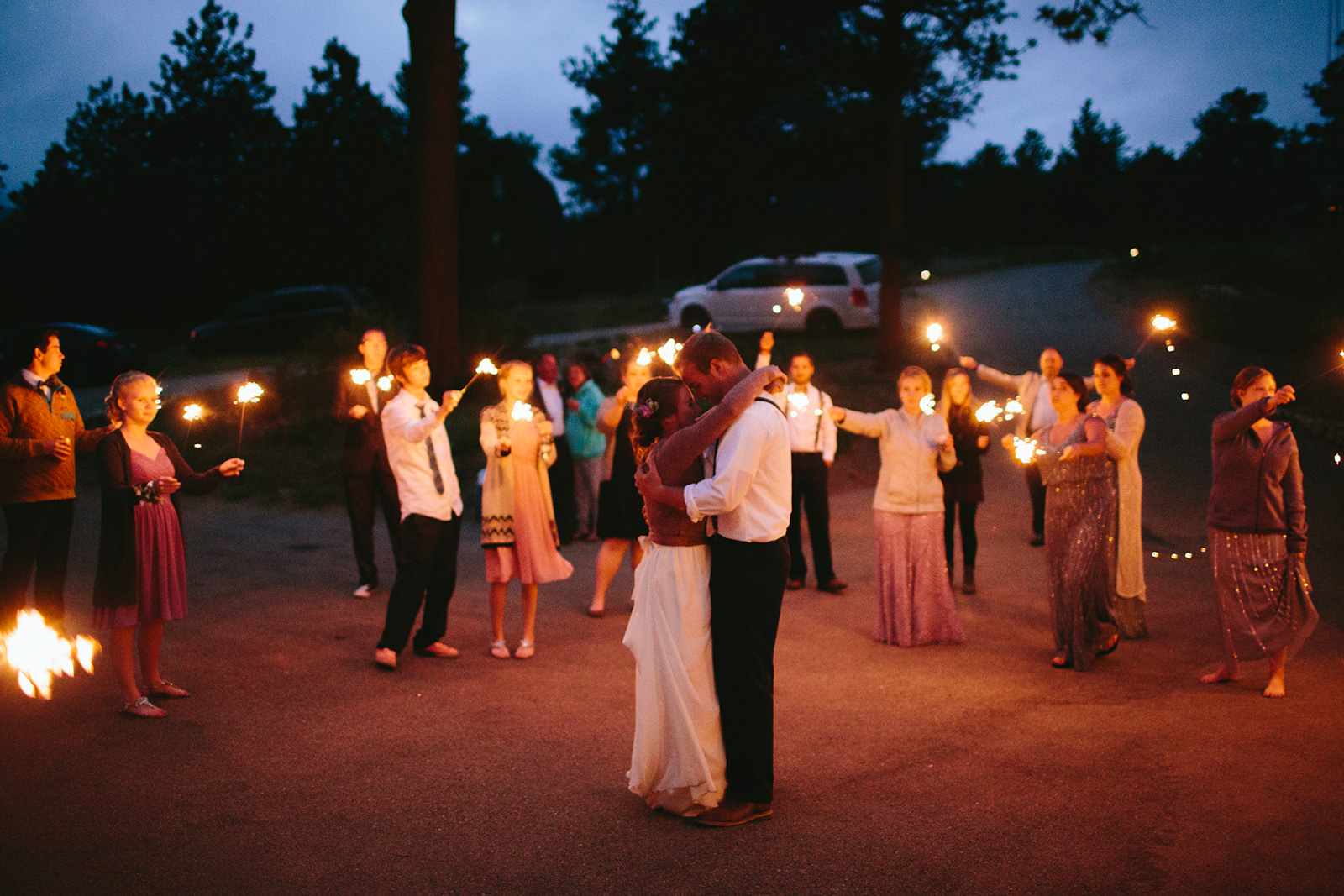 first dance sparklers