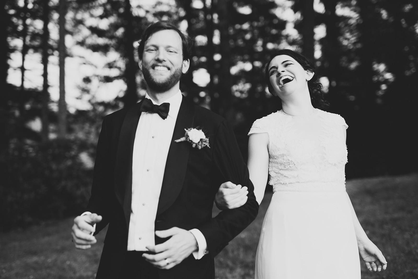 elopement in a forest asheville