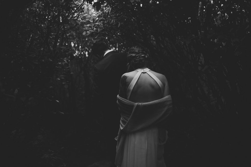 moody elopement photography asheville