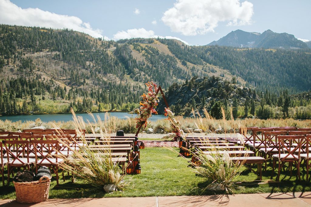 bohemian wedding decor mammoth lakes ca