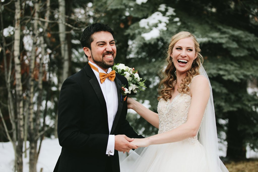 winter wedding in denver