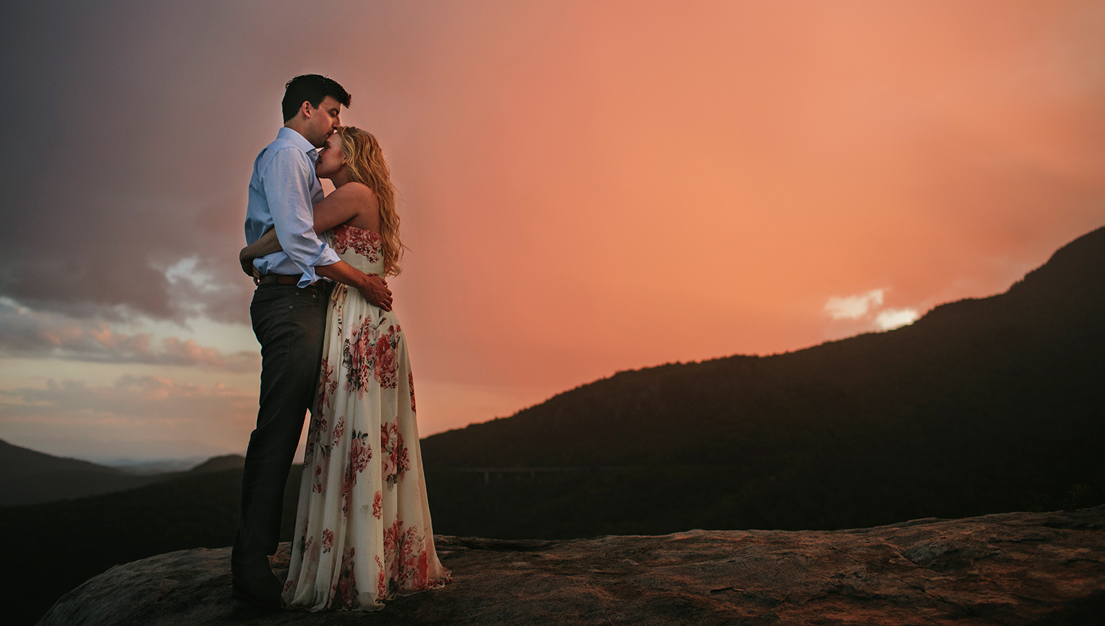 blowing rock engagement session morningwild