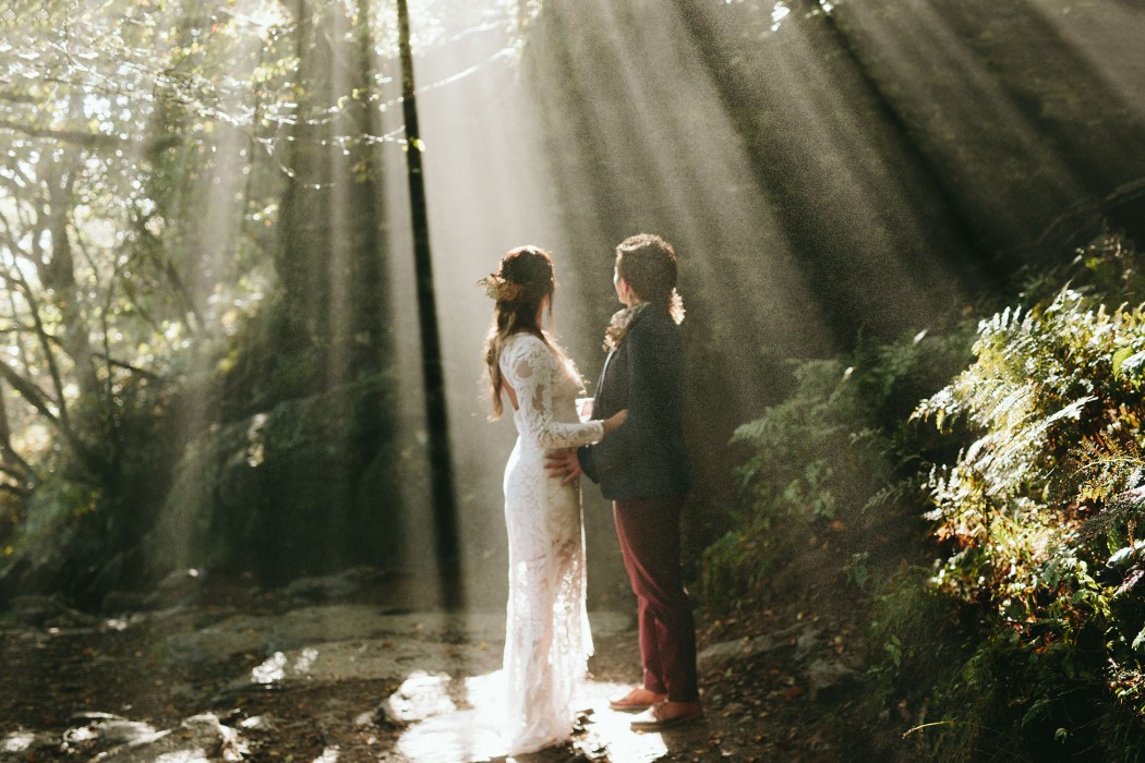 foggy elopement asheville
