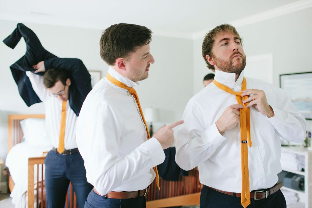 marigold wedding ties