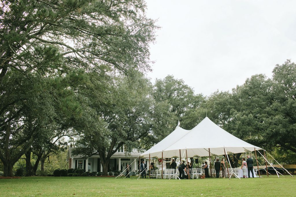 backyard southern wedding