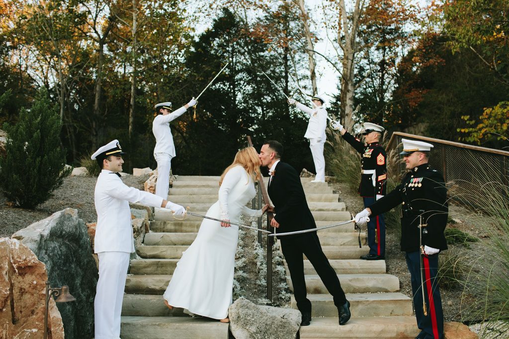 marine wedding photos
