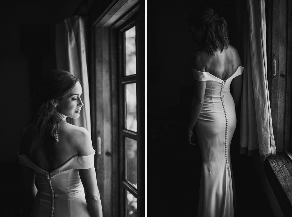 dramatic wedding photography in Asheville