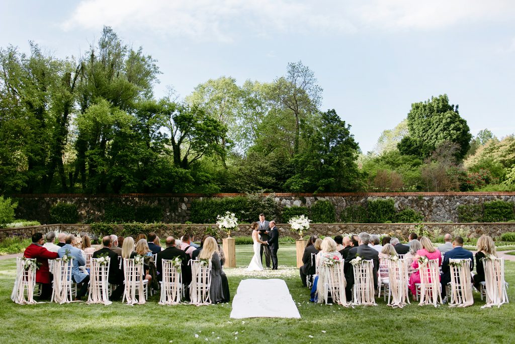 Biltmore gardens wedding ceremony