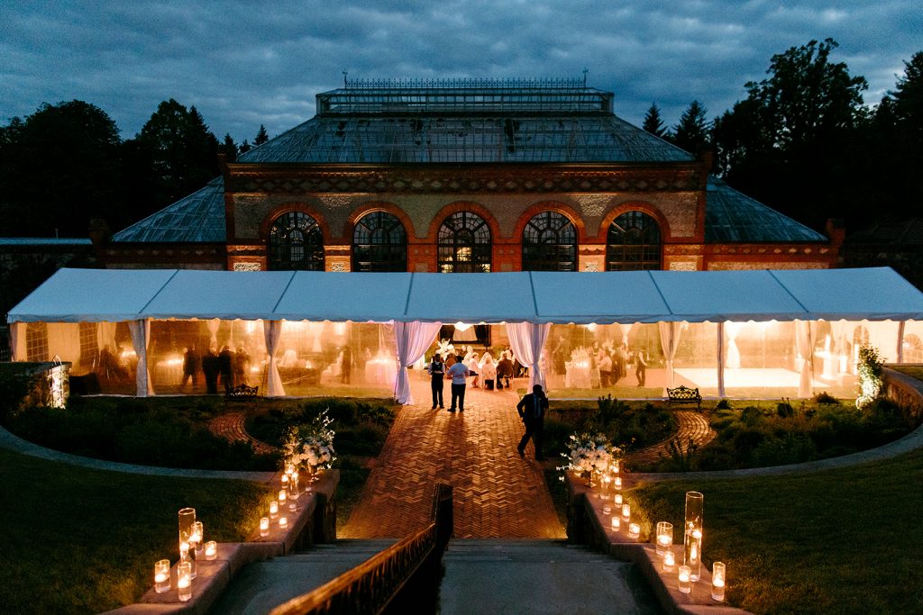 tented conservatory wedding at biltmore