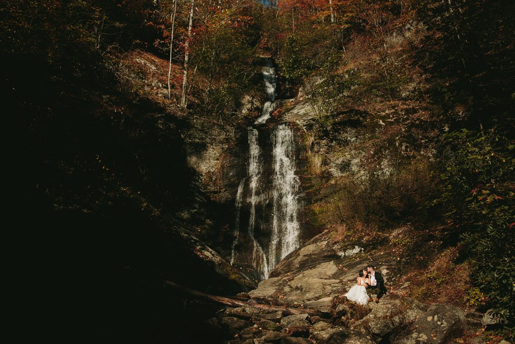waterfall elopement asheville