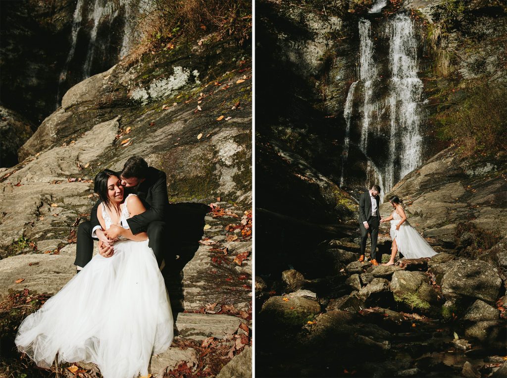 waterfall elopement asheville