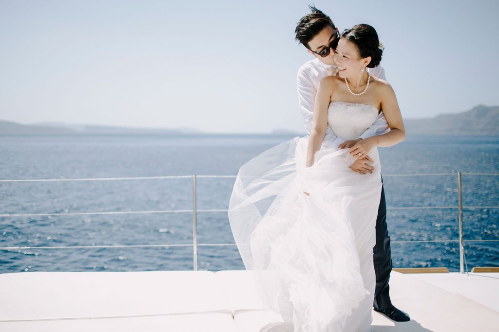 yacht wedding greek islands
