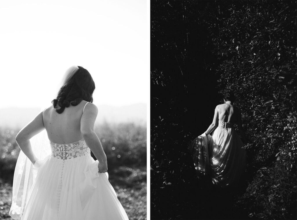 dramatic elopement photographer asheville