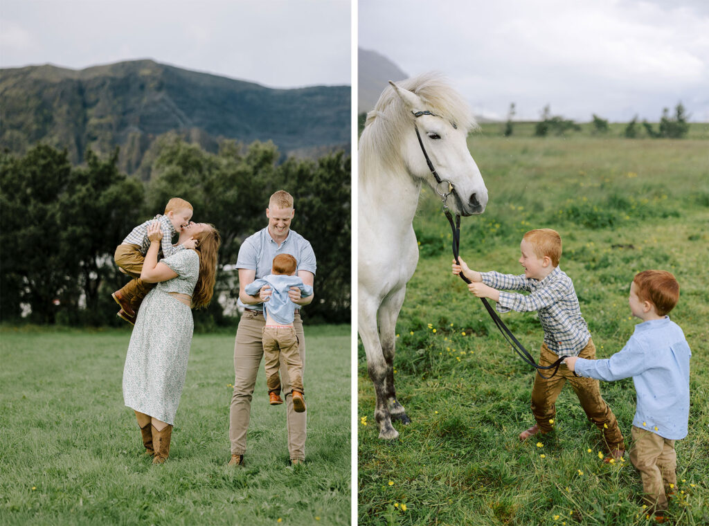 family photos with horses