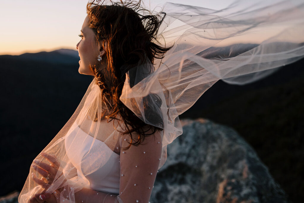 linville sunset elopement