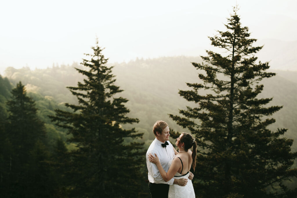 blue ridge mountains elopement