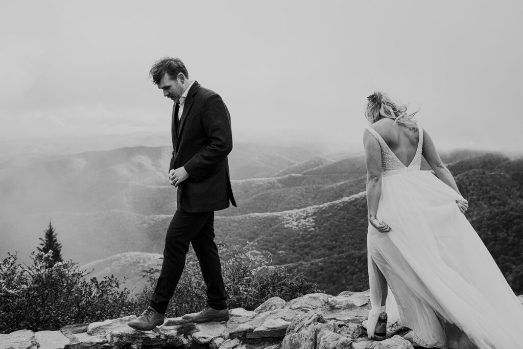 winter elopement