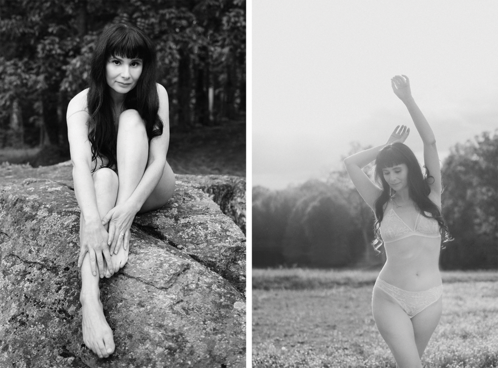 outdoor boudoir photographer asheville