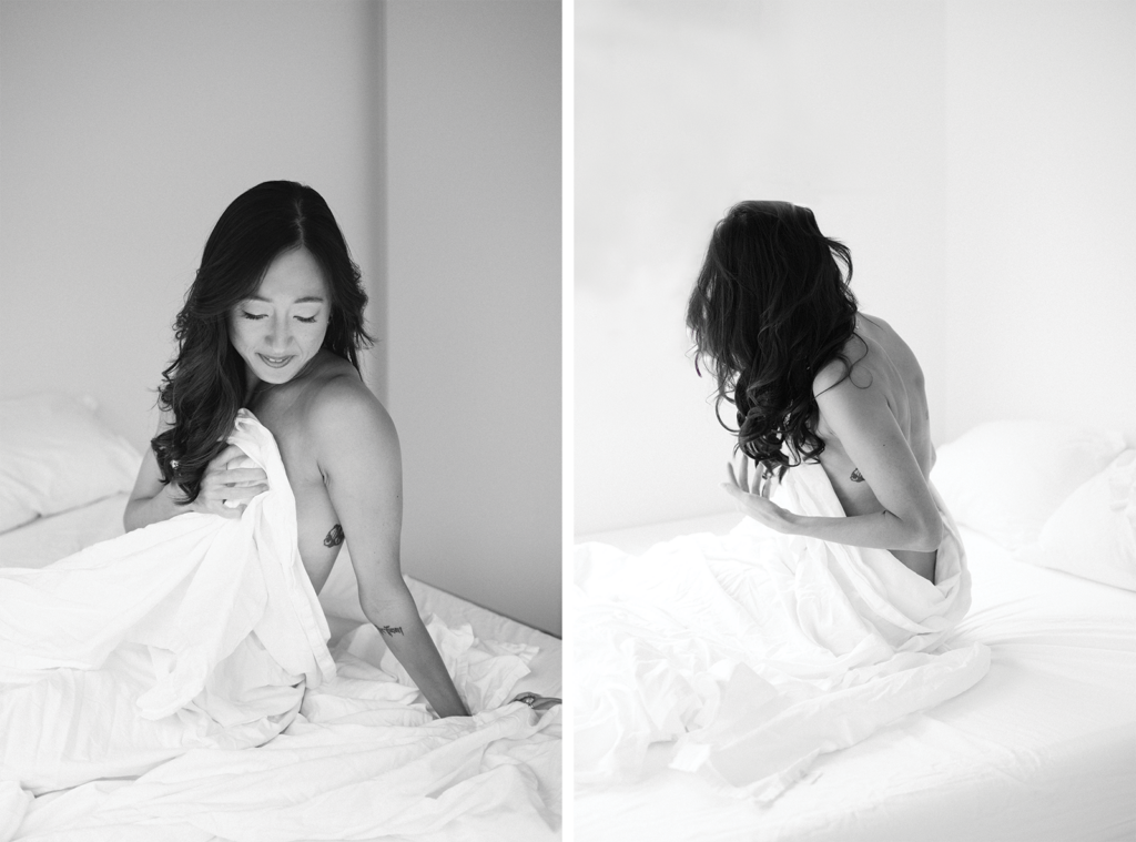 asheville rainy boudoir session